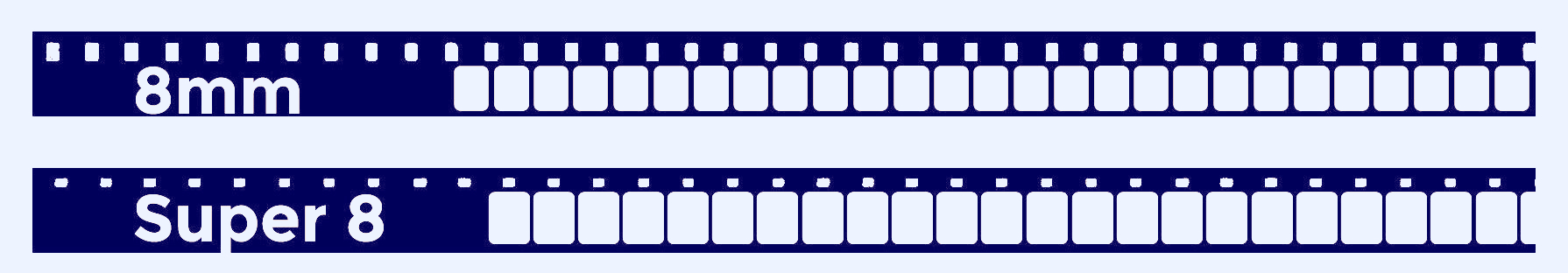 Films 8 mm et Super 8